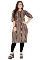 MOHD OWAIS Silk Cotton Blend Straight Kurti for Women_(Kurti02)