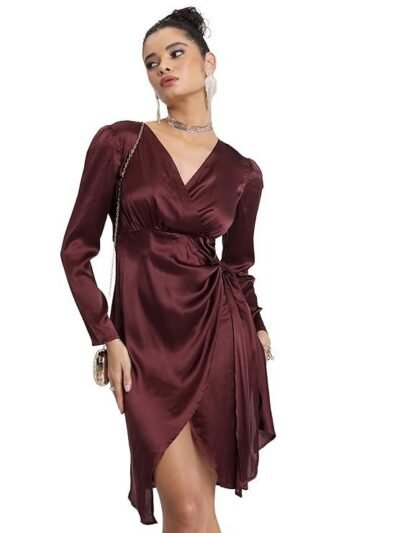 KETCH Women's Fit and Flare Full Length Dress